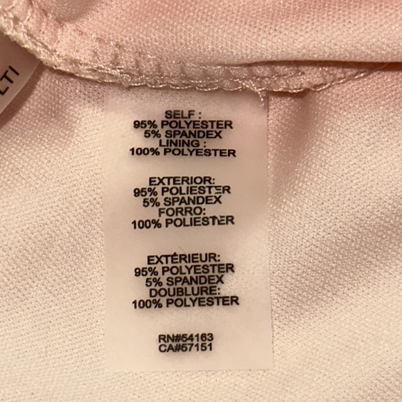 Guess Coral Multicolored Floral Halter Keyhole Side Ruching Bodycon Dress Size 6 - Picture 9 of 13